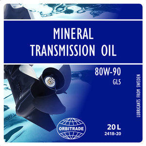 Orbitrade Gearolie mineralsk 80W-90 20L