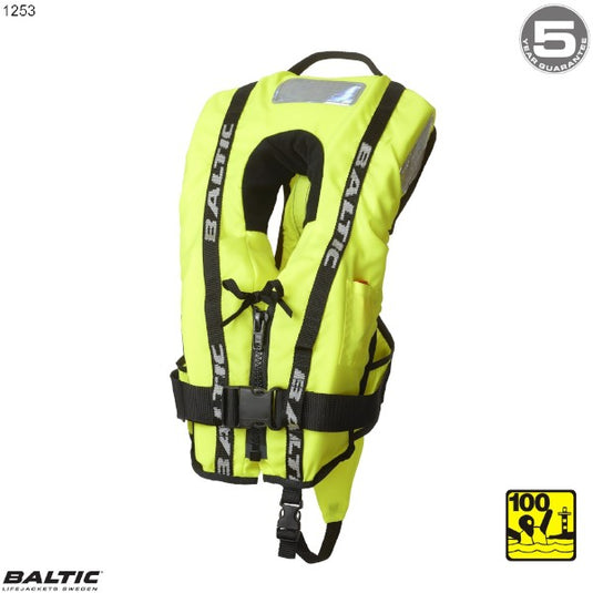 Bambi Super Soft redningsvest UV-Gul BALTIC 1253
