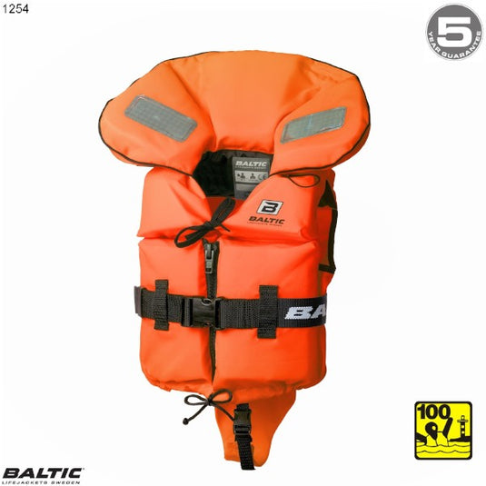 Split Front Børne redningsvest 3-15 Orange BALTIC 1254