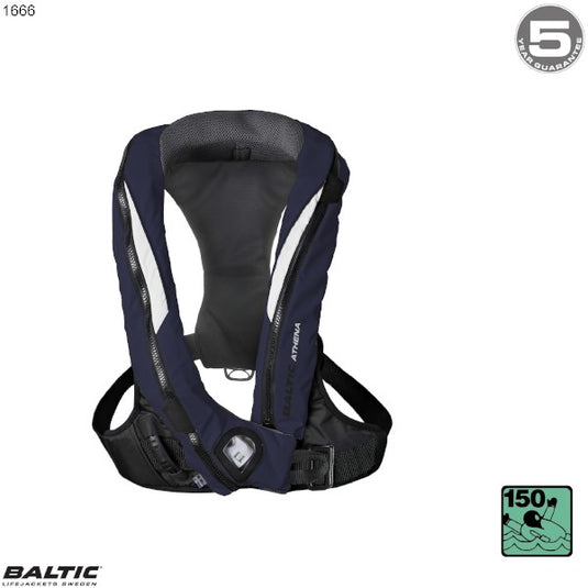 Athena 165 auto Harness Navy-Hvid BALTIC 1666