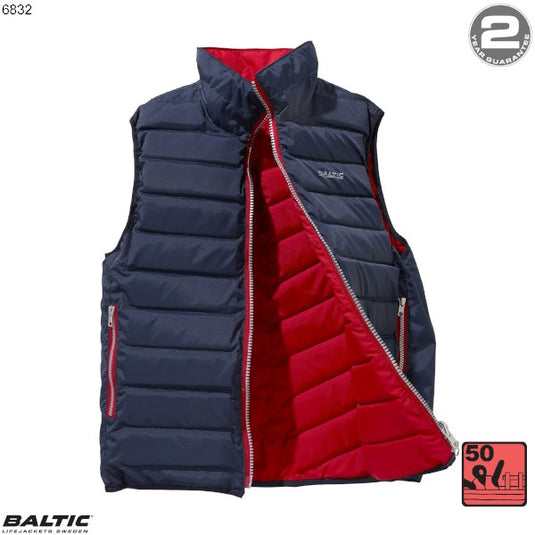 Flipper flydevest Unisex-Navy-Rød-XSmall