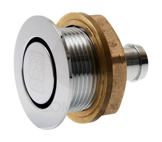 Tankventil krom flush 16 mm