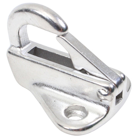 Fenderkrog med lås i rustfrit stål 32 x 30 mm