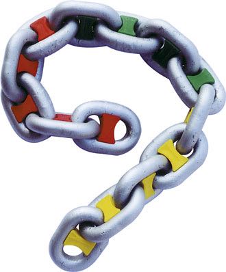 Indlæs billede i Gallery Viewer, Kædemarkering 1/4" grøn 14stk
