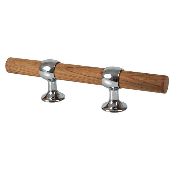 Indlæs billede i Gallery Viewer, Pullert teak 250mm ø30 chrom
