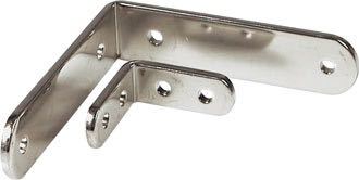 Indlæs billede i Gallery Viewer, Vinkel beslag 50x50mm bredde 15mm rf
