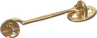 Indlæs billede i Gallery Viewer, Dørkrog messing 76mm
