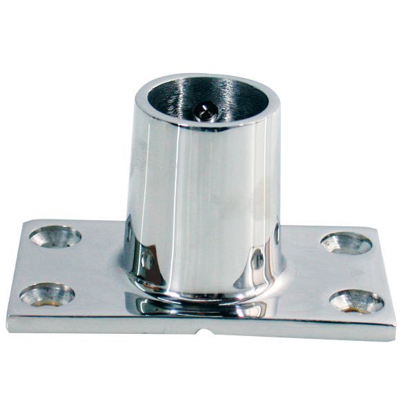 Indlæs billede i Gallery Viewer, Bundbeslag firkantet Ø25mm - 90 grader RF stål
