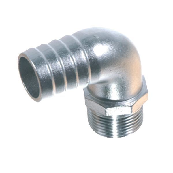 Indlæs billede i Gallery Viewer, 1852 slangestuds 90° udvendig gevind 3/4x25mm
