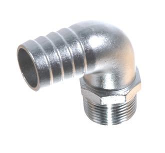 Indlæs billede i Gallery Viewer, 1852 slangestuds 90° udvendig gevind 1 1/4x38mm
