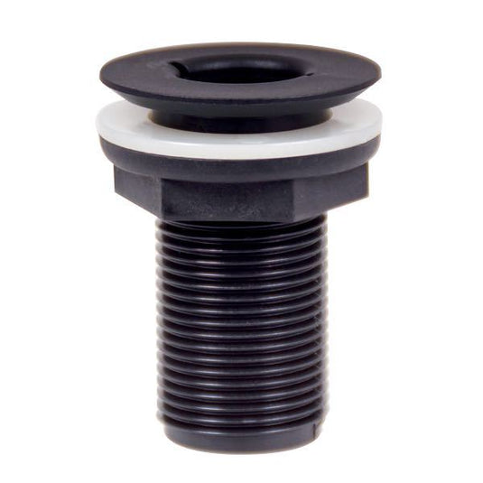 Trudesign Skroggennemføring undersænket sort komposit 1 1/4"