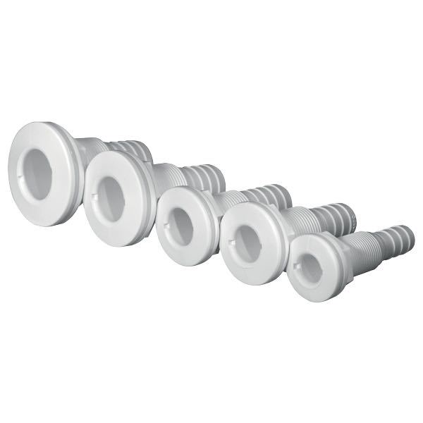 Indlæs billede i Gallery Viewer, Trudesign Gennemføring komposit hvid 1/2" -13mm
