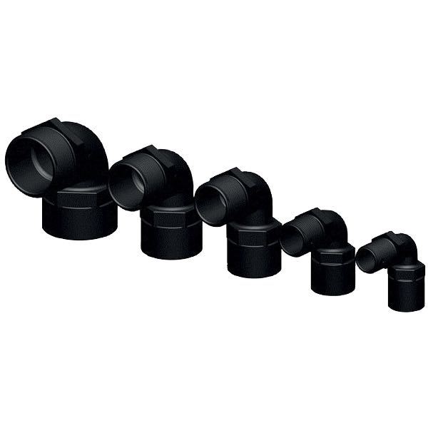 Indlæs billede i Gallery Viewer, Trudesign 90° vinkel med 1" ind-/udvendig gevind
