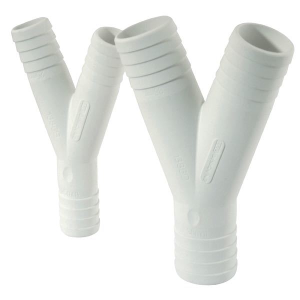 Indlæs billede i Gallery Viewer, Trudesign Plast y-stykke 32-32-32mm
