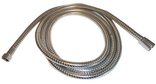 Indlæs billede i Gallery Viewer, Bruser slange 2,5m rustfri 1/2" til 3/8"
