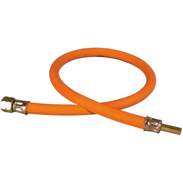 Indlæs billede i Gallery Viewer, Gasslange 1,2m 1/4" omløber til 8mm studs blister
