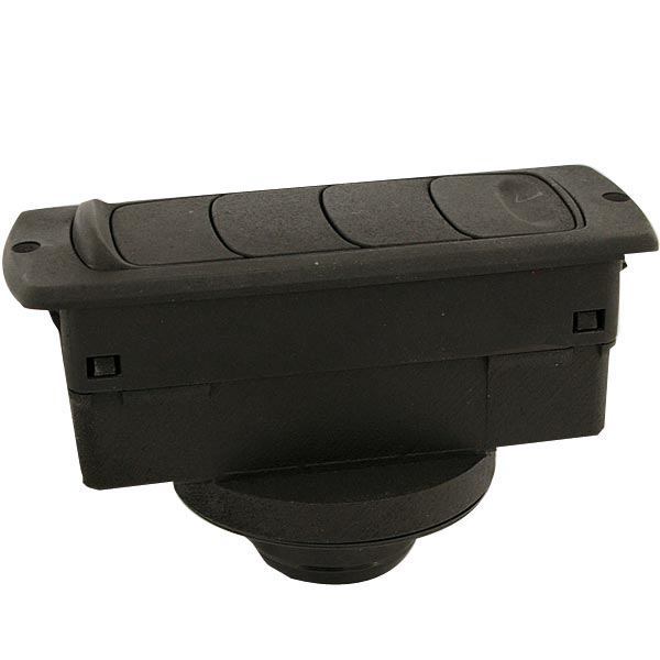 Indlæs billede i Gallery Viewer, Vinduesdyse med luk 134 x 52 med 45° Ø55mm tilslutning
