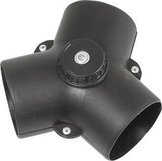 Indlæs billede i Gallery Viewer, Y-ventil med spjæld 75mm
