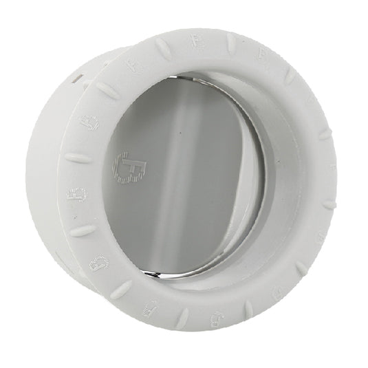 1852 Rund luftdyse hvid 60 mm