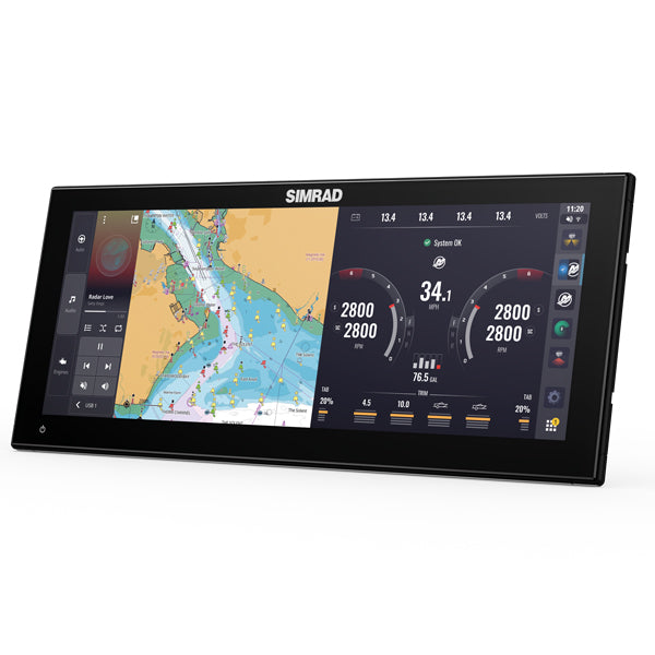 Indlæs billede i Gallery Viewer, Simrad NSX3015UW 15" Ultra Wide m/3 i en transducer

