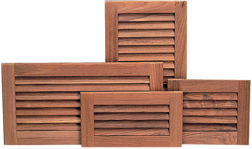 Indlæs billede i Gallery Viewer, Roca ventilatiosrist teak 13x26cm
