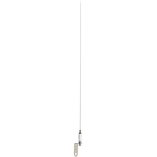 Scout KM-3A VHF stålpisk antenne 0,9m med aluminium vinkel beslag