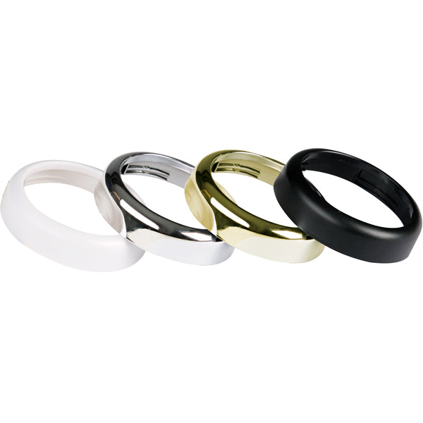 Indlæs billede i Gallery Viewer, Kus frontring hvid ø85mm
