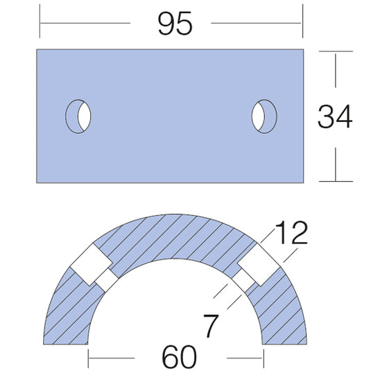 Zink gori ringanode, sd/3p 18