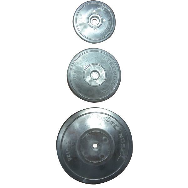 Indlæs billede i Gallery Viewer, Tecnoseal Zink tallerken anode sæt Ø70mm 250 gr
