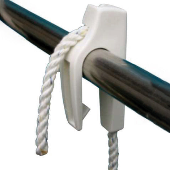 Indlæs billede i Gallery Viewer, Fenderklips Fend-Fix til gelænder Ø20-25mm, 2-pak
