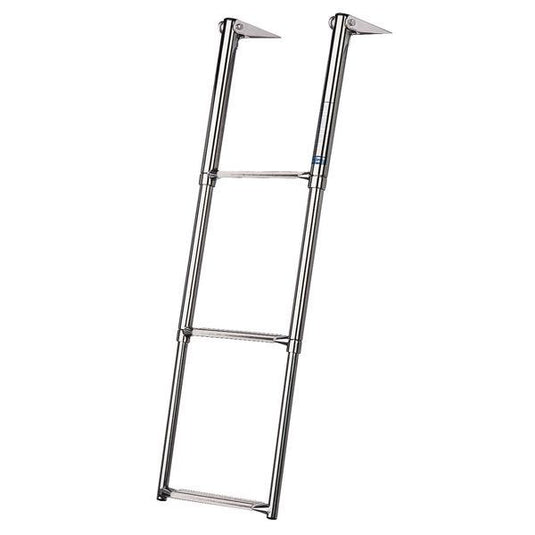 Badestige 2 trin monteres på bådplatform