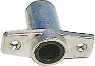 Indlæs billede i Gallery Viewer, Åregaffel holder 2 1/4" f/nedfælling alu-lukket, Hul Ø 16,8mm
