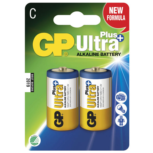 GP batteri LR14-C 1,5V 2 stk