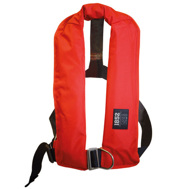 1852 Classic automatisk vest, rød m/harness 150N ISO