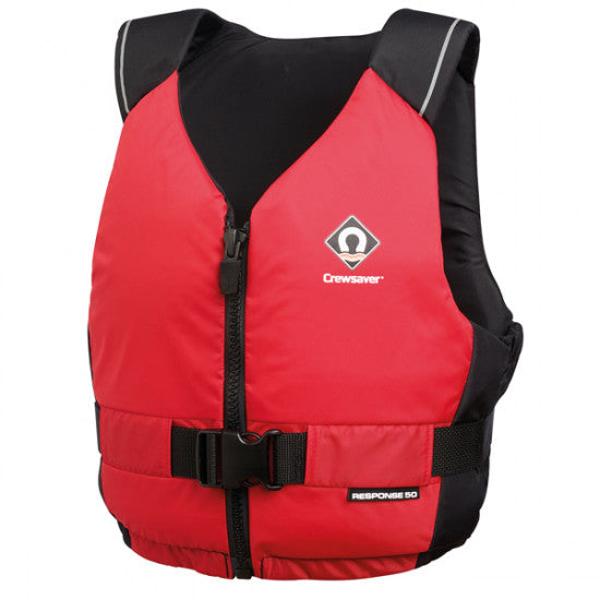 Indlæs billede i Gallery Viewer, Crewsaver Response 50N flydevest Rød, XL brystmål 111-124cm
