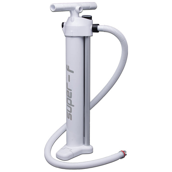 Indlæs billede i Gallery Viewer, Super-F Håndpumpe med manometer til sup 2 bar 2x2100cc hvid
