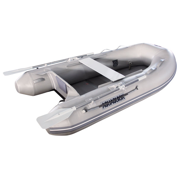 Indlæs billede i Gallery Viewer, Aquaquick gummibåd med træ dørk 300cm
