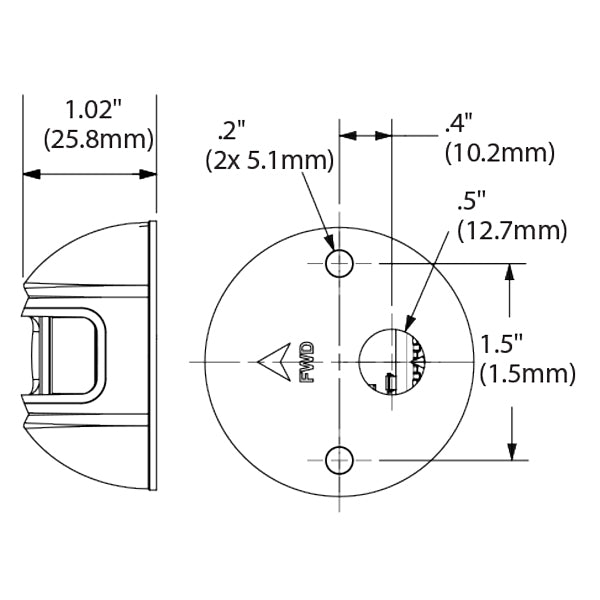 Indlæs billede i Gallery Viewer, Attwood LED lanternesæt sidemonteret styrbord/bagbord
