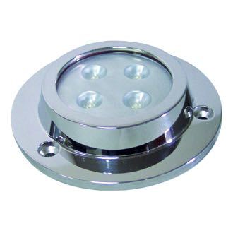 Indlæs billede i Gallery Viewer, Undervandslys påbygning 8-30V 4 LED blå
