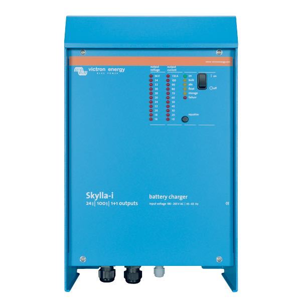 Indlæs billede i Gallery Viewer, Victron skylla-i lader 24v 100amp 1 + 1 grp.
