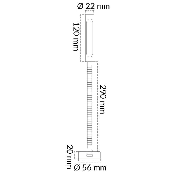 Indlæs billede i Gallery Viewer, Casolux Malene Touch bord kortlampe 3000K 10-29v
