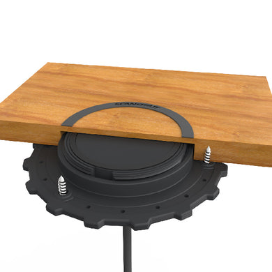 ROKK Hidden - trådløs 10W lader, vandtæt 12/24V - skjult