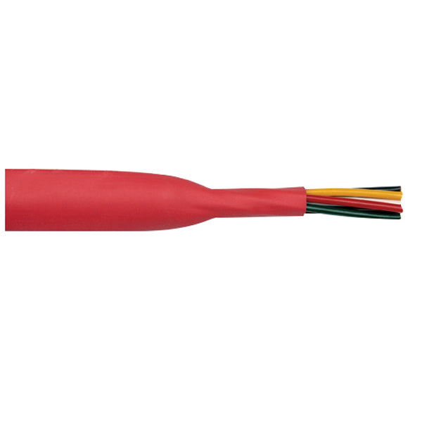 Indlæs billede i Gallery Viewer, Krympeflex 10stk af 15cm rød fra indvendig Ø12,7 til Ø6,4mm
