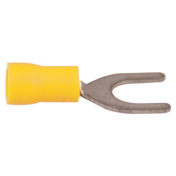 Indlæs billede i Gallery Viewer, Gaffelstik gul 4.3mm -100stk
