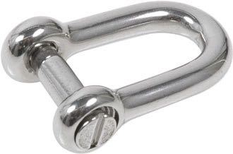 Indlæs billede i Gallery Viewer, 1852 Anker Sjækel med unbrakoskrue AISI 316, 12 mm
