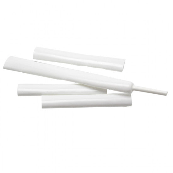 Indlæs billede i Gallery Viewer, 1852 Wire overtræk hvid UV-bestandig krympeflex Ø12-3mm 50m
