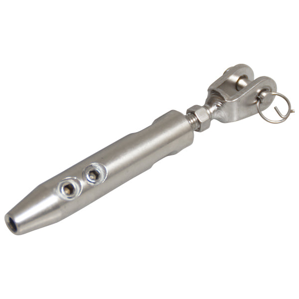 Indlæs billede i Gallery Viewer, Blue Wave vantskrue til søgelænderwire Ø4mm højre gevind
