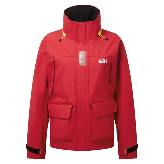 Gill OS34J Coastal dame jakke rød str. 10