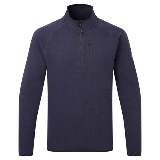 Gill 1500 1/4  lynlås Fleece jakke, Navy str. 3XL