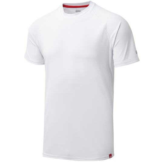 Gill UV010 Men's UV Tec T-Shirt Hvid Str XXL